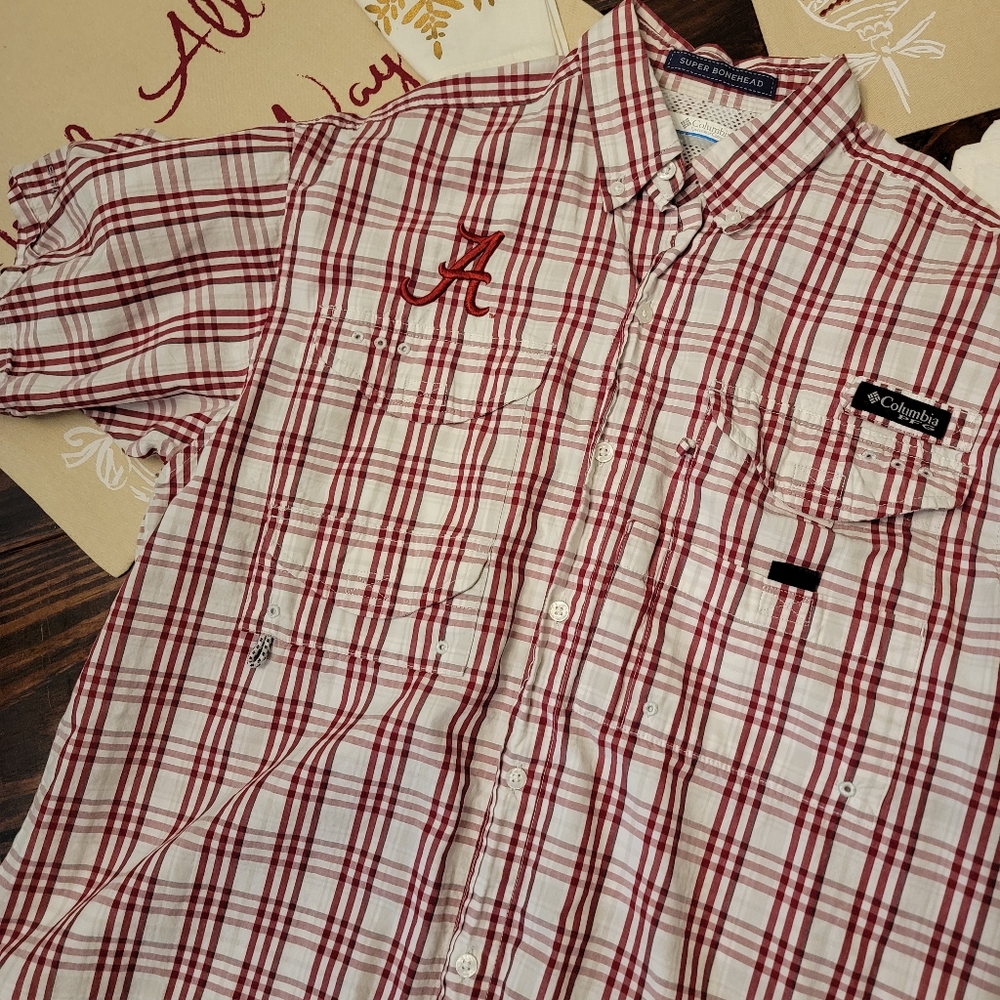 PFG Super Bonehead Classic Short Sleeve Shirt Men's size small